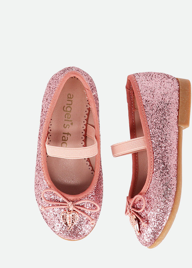 Girls pink sale glitter pumps