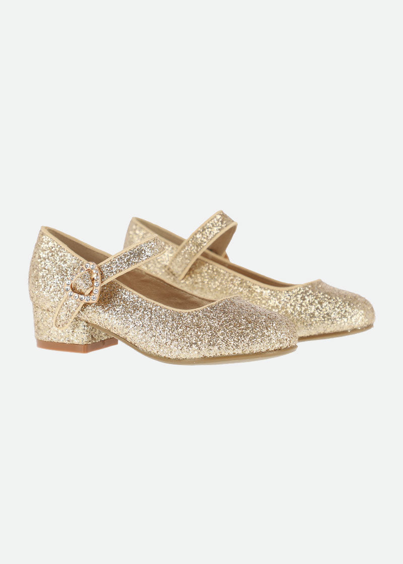 Liza Heeled Shoes Gold