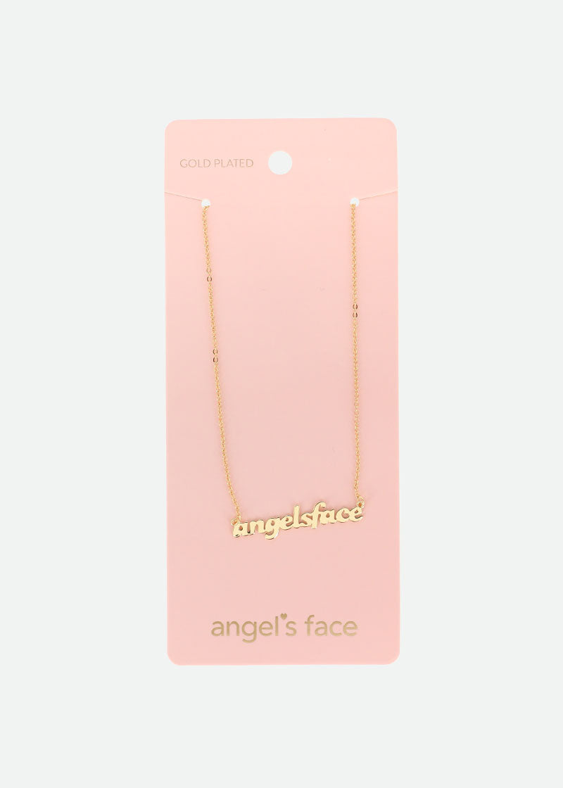Logo Necklace Gold