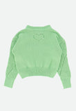 Lois Washed Jumper Green