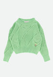 Lois Washed Jumper Green