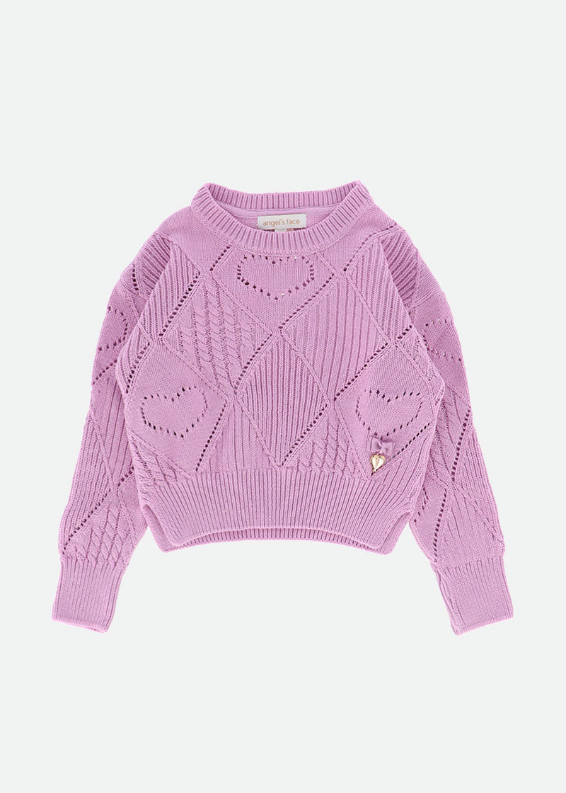 Lois Washed Jumper Lilac