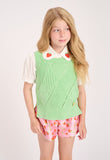 Lois Washed Tank Top Green
