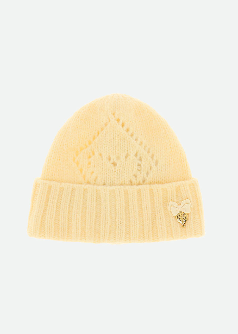 Lou Cable Hat Lemon