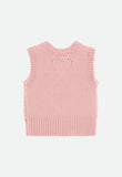 Lou Heart Sleeveless Knit Pink