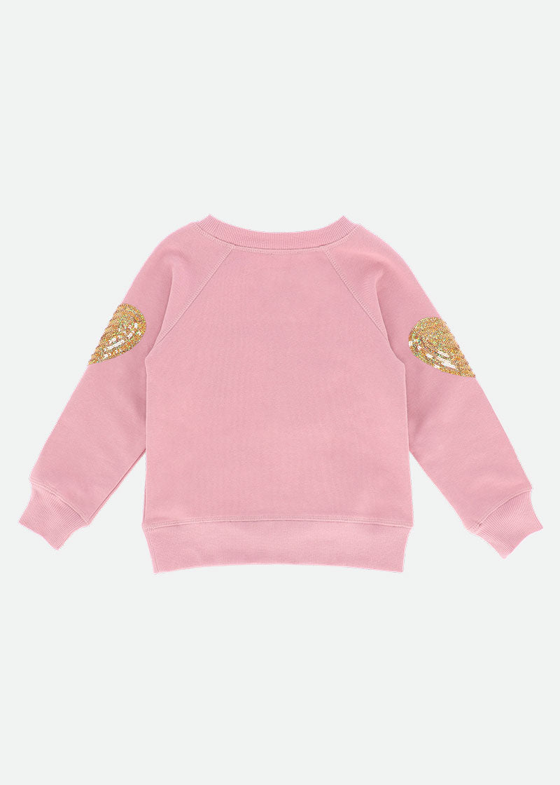 Martha Sweat Top Tea Rose