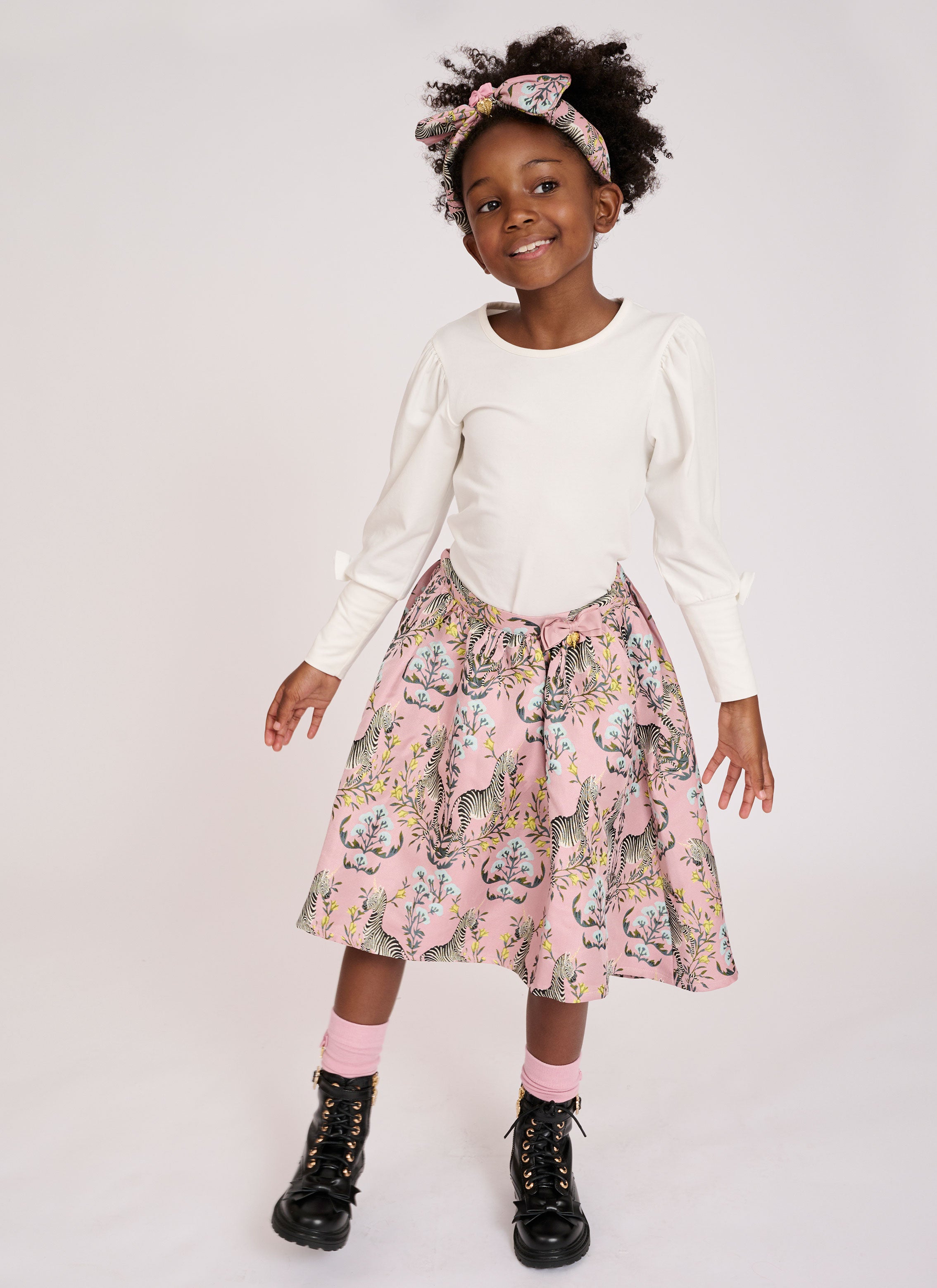 Marty Skirt Rose Zebra