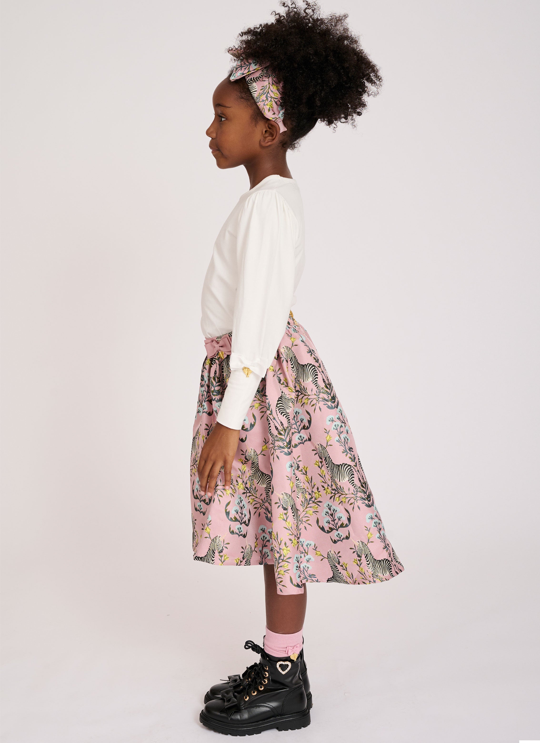 Marty Skirt Rose Zebra