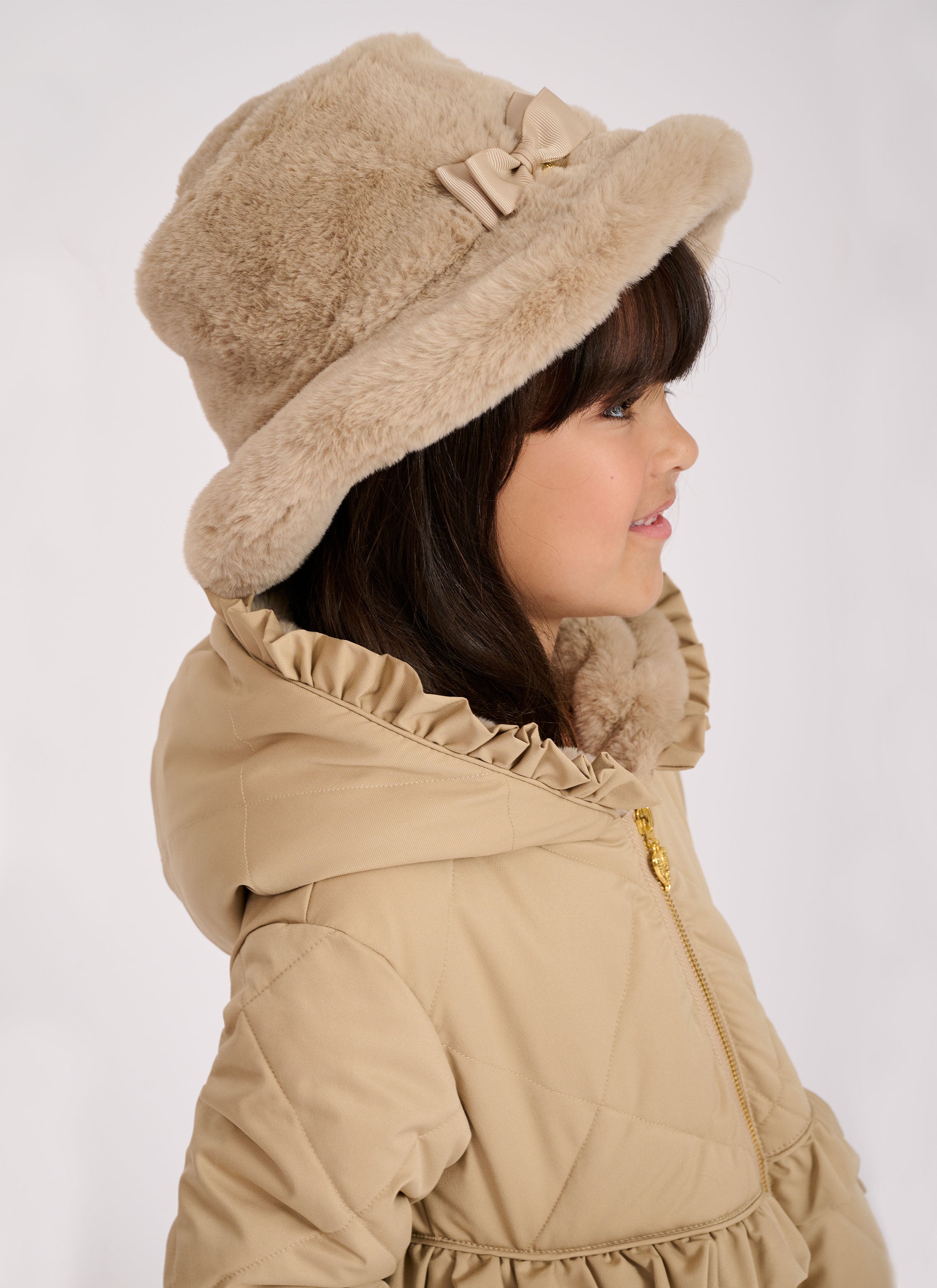 Maude Fur Hat Sand