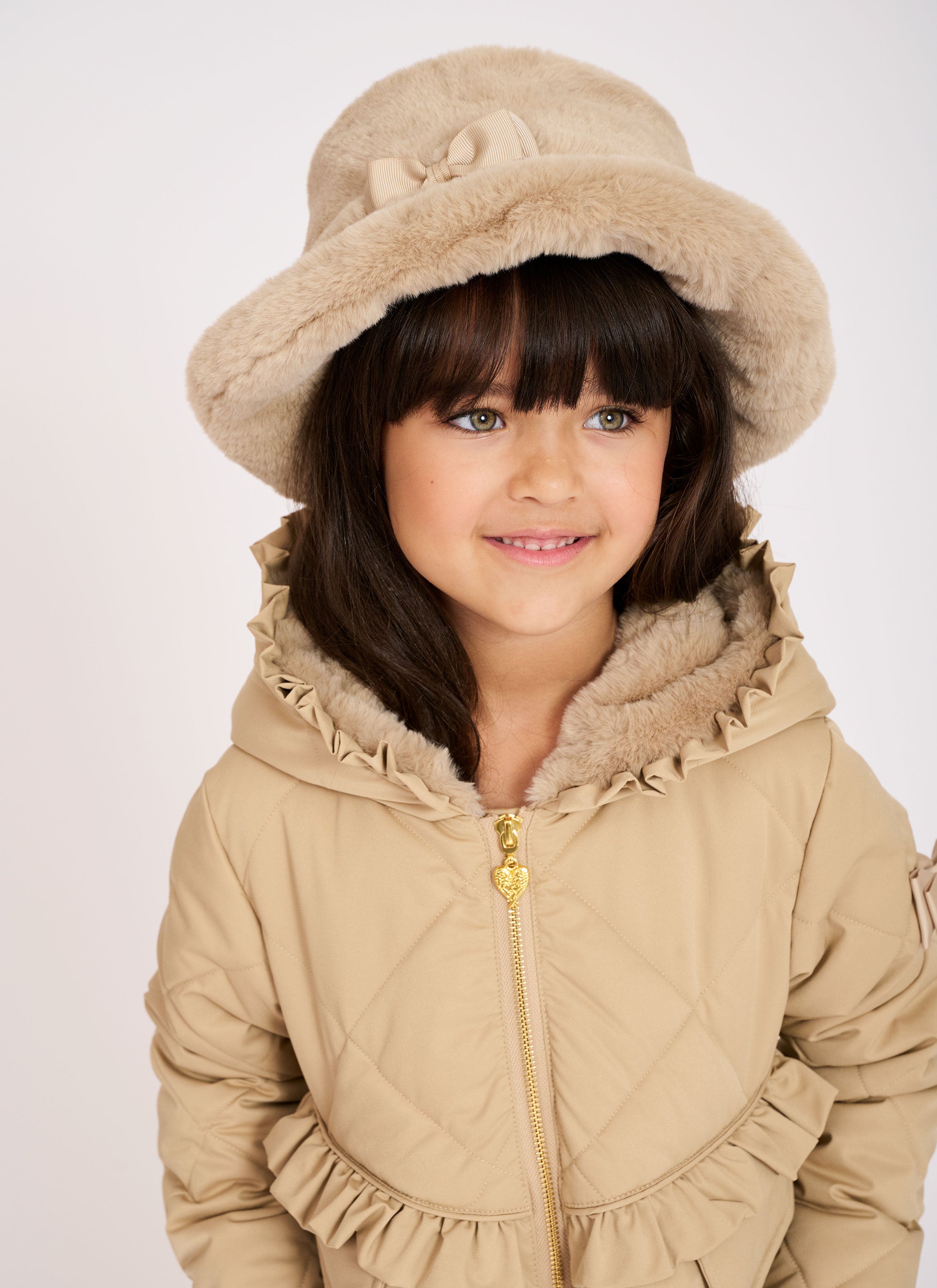 Maude Fur Hat Sand