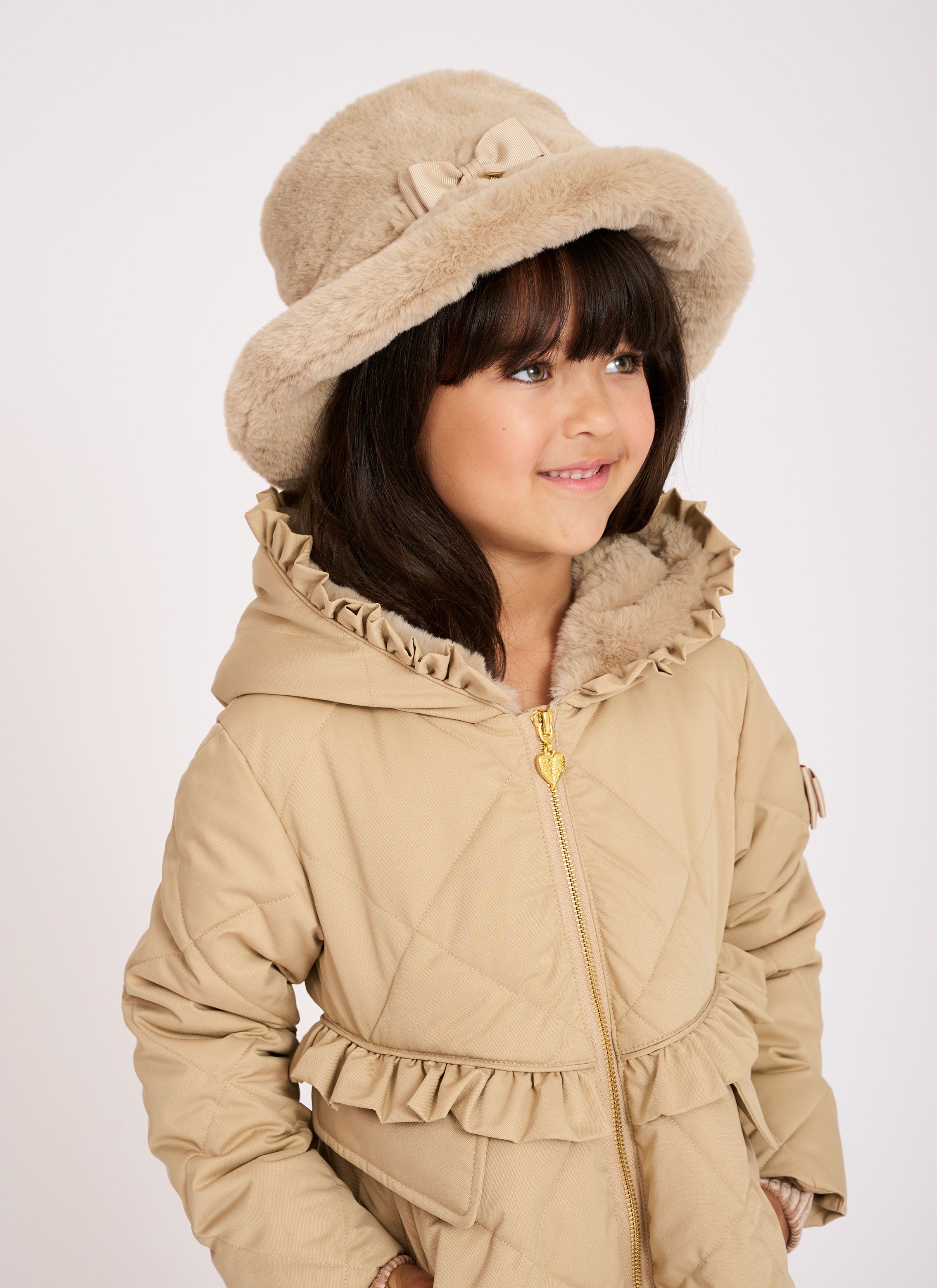 Maude Fur Hat Sand
