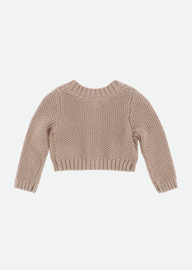 Mckay Baby Cardigan Sand