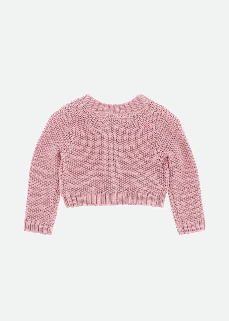 Mckay Baby Cardigan Tea Rose