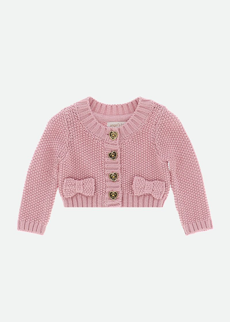 Mckay Baby Cardigan Tea Rose