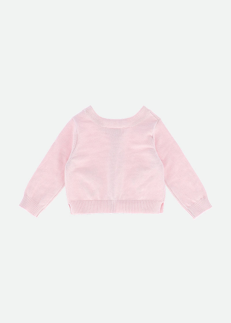 Milan Baby Cardigan Ballet Pink