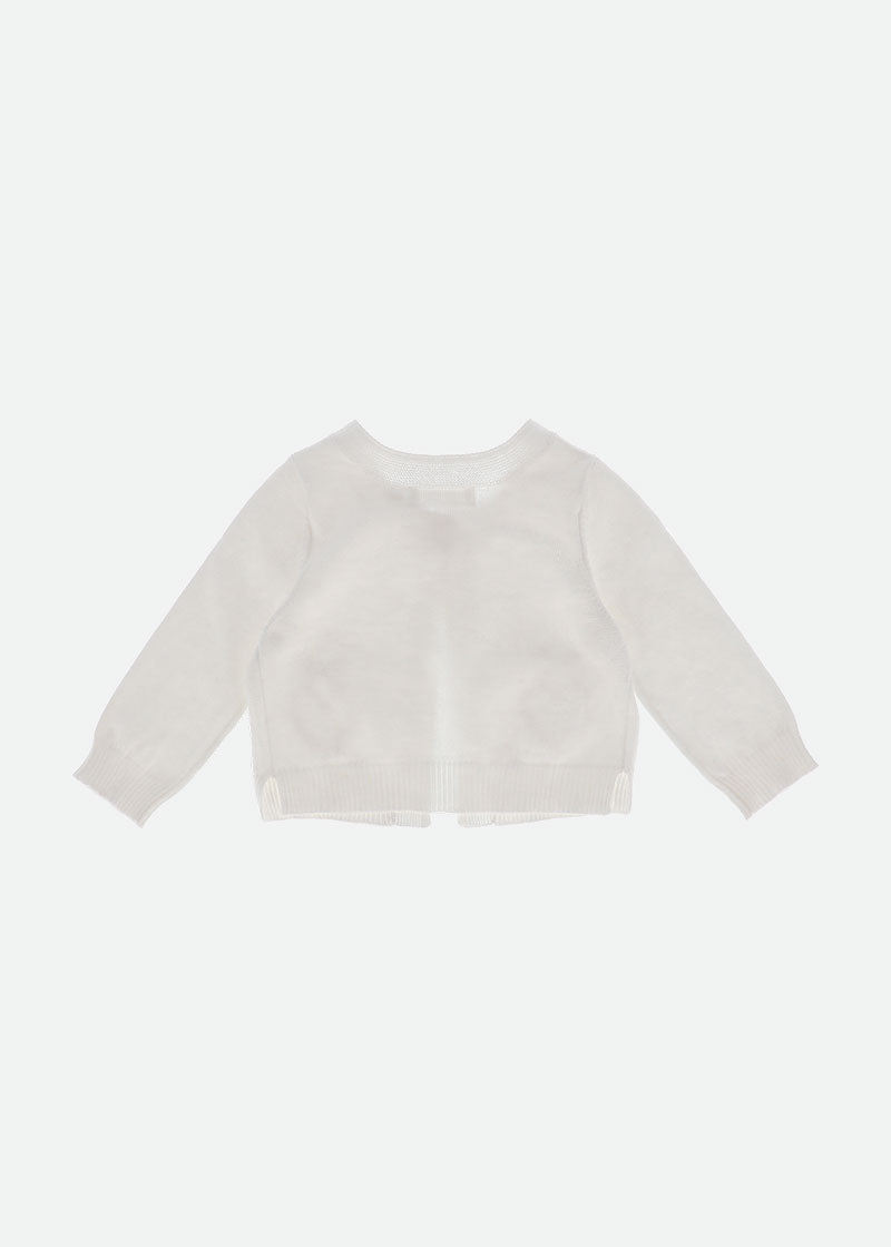 Milan Baby Cardigan Snowdrop