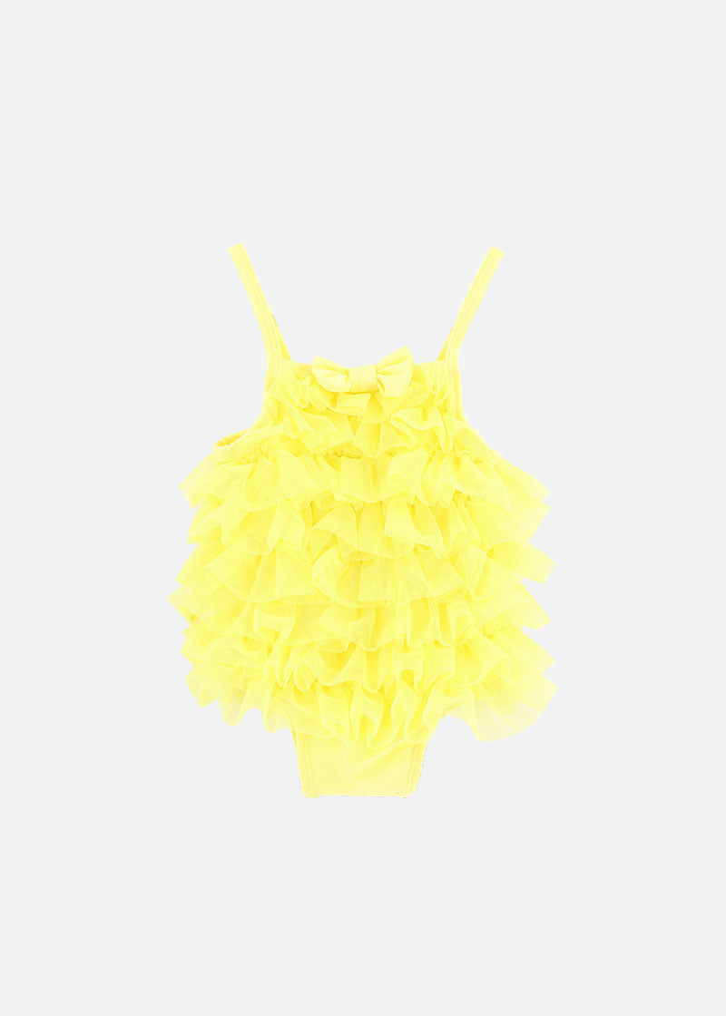 Minnow Baby Swimsuit Lemon