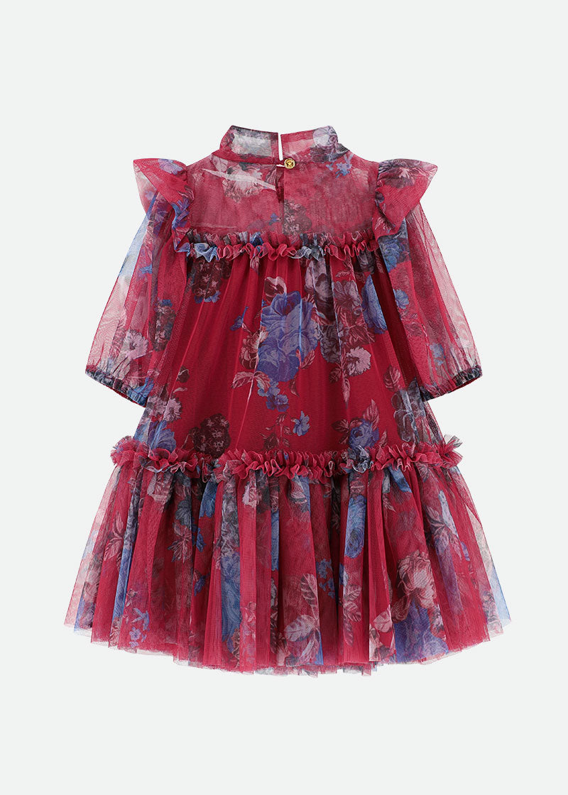 Myrtle Flower Dress Tibetan Red