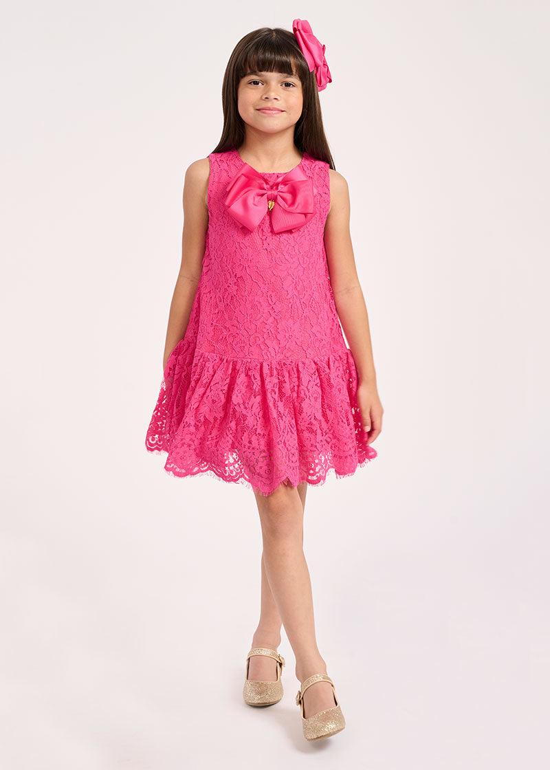 Fuschia lace dress hotsell