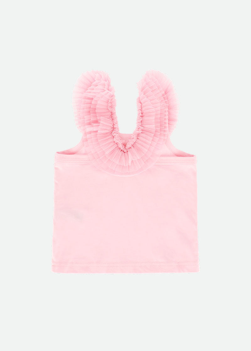 Odette Vest Top Fairy Pink
