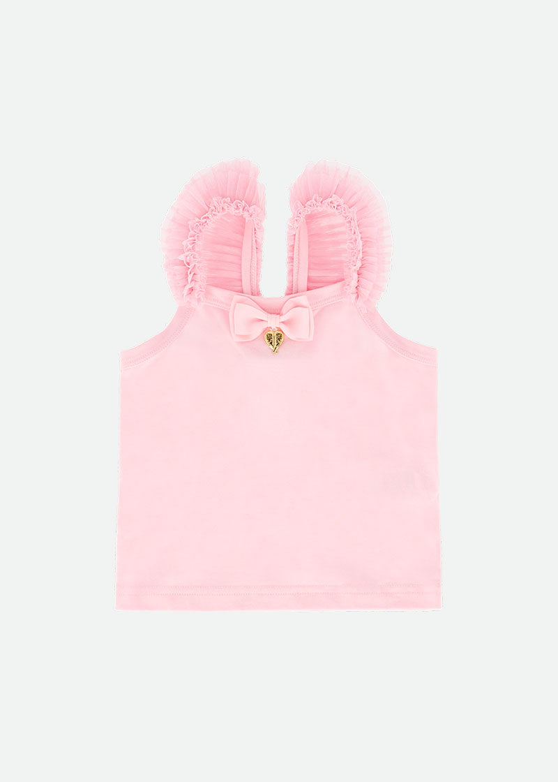 Odette Vest Top Fairy Pink