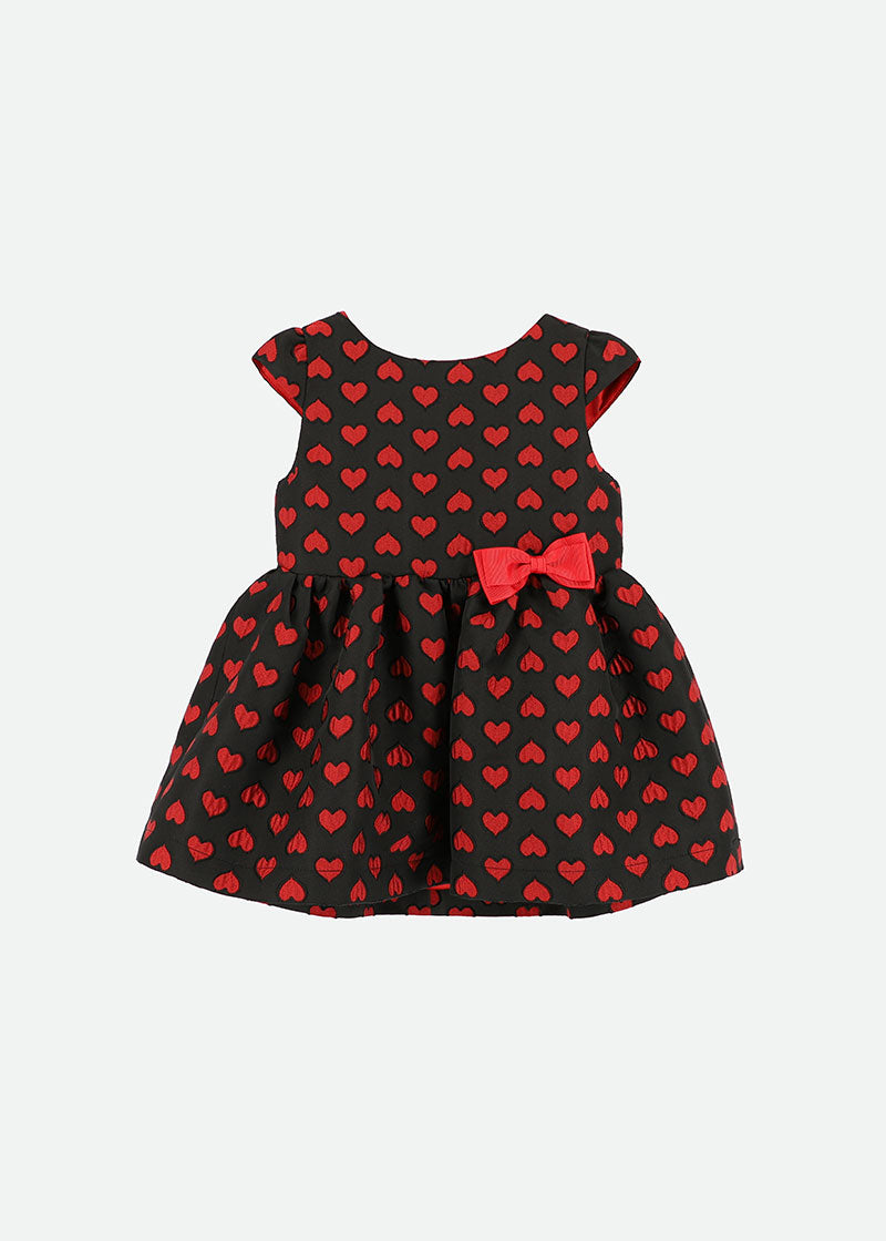 Red and black dress for hot sale baby girl