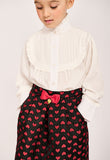 Oksana Skirt Black With Red Hearts