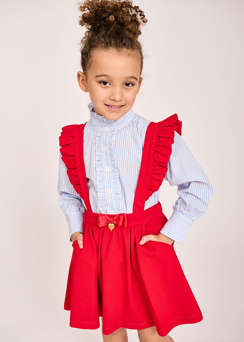 Opera Pinafore Red