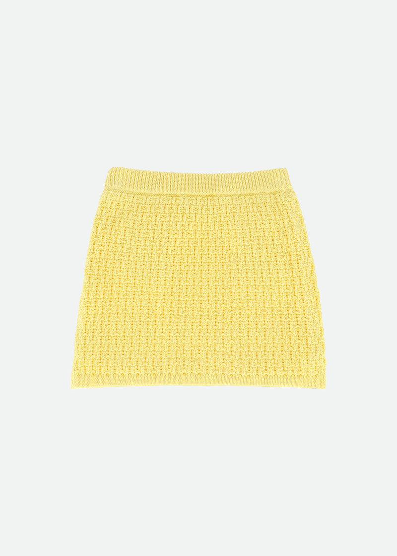 Paris Knitted Skirt Sunshine Yellow