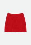 Paris Knitted Skirt Red