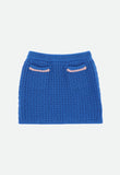 Paris Knitted Skirt Royal Blue