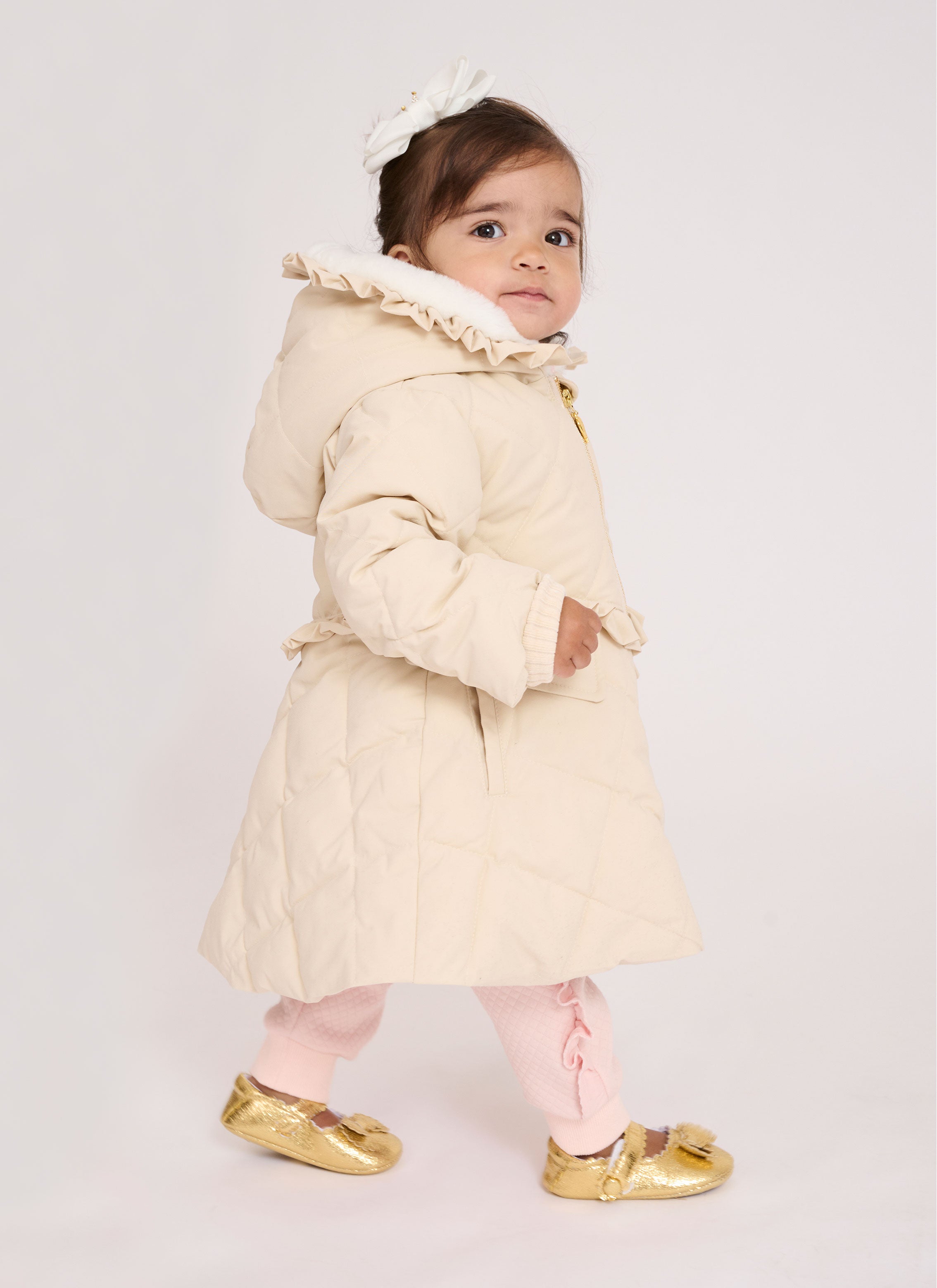 Peppa Baby Coat Champagne