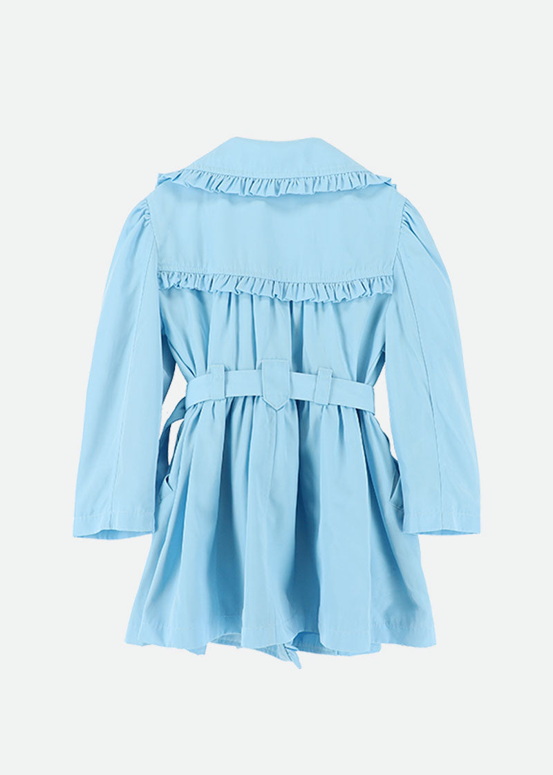 Perdey Trench Coat Cool Blue