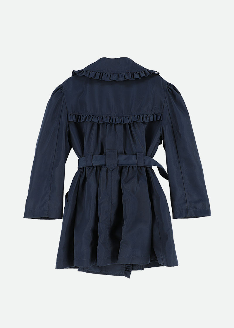 Perdey Trench Coat Navy