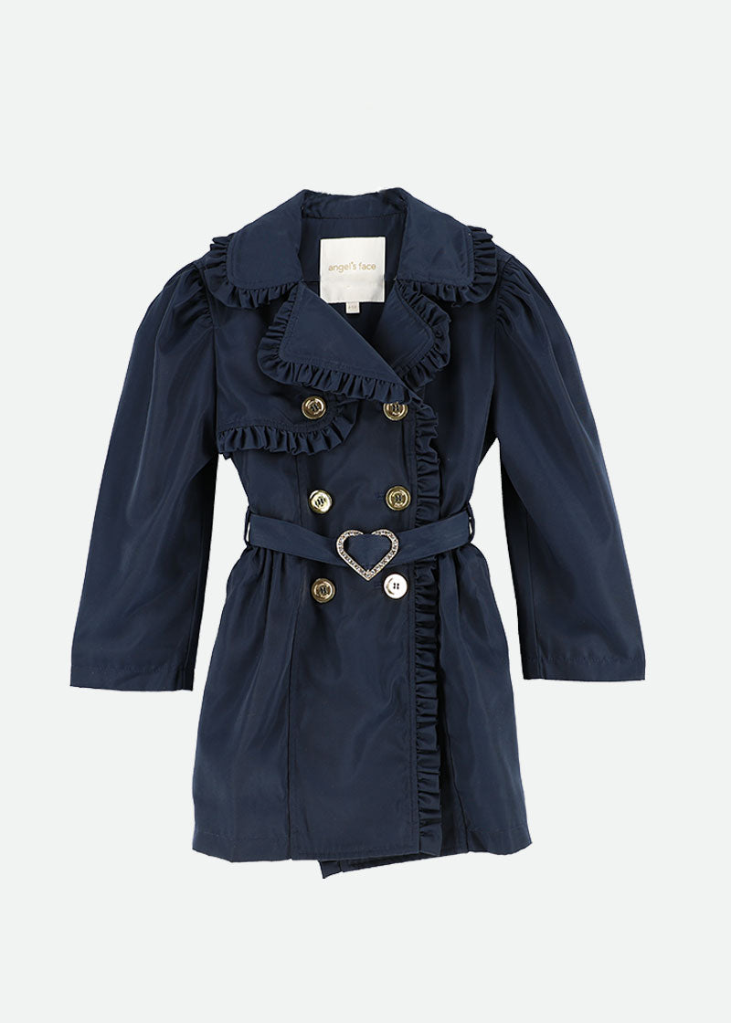 Perdey Trench Coat Navy