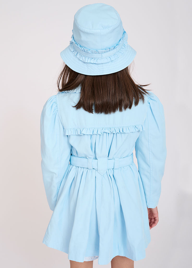 Perdey Trench Coat Cool Blue