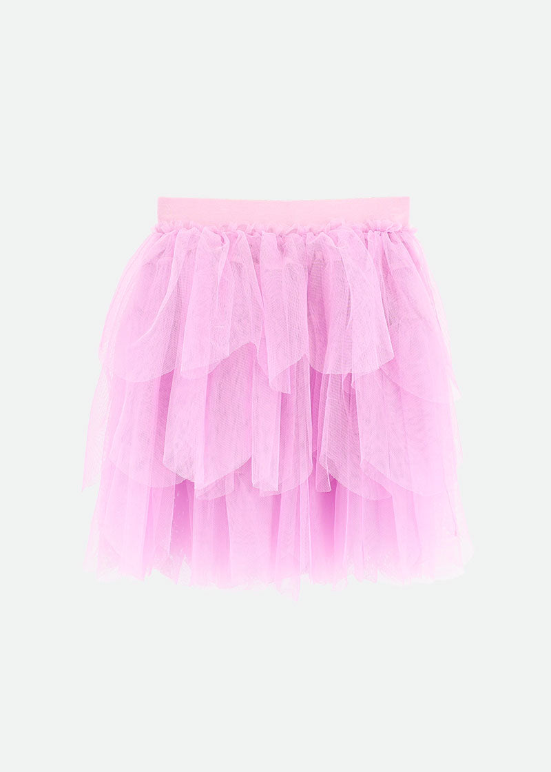 Petal Tiered Skirt Lilac