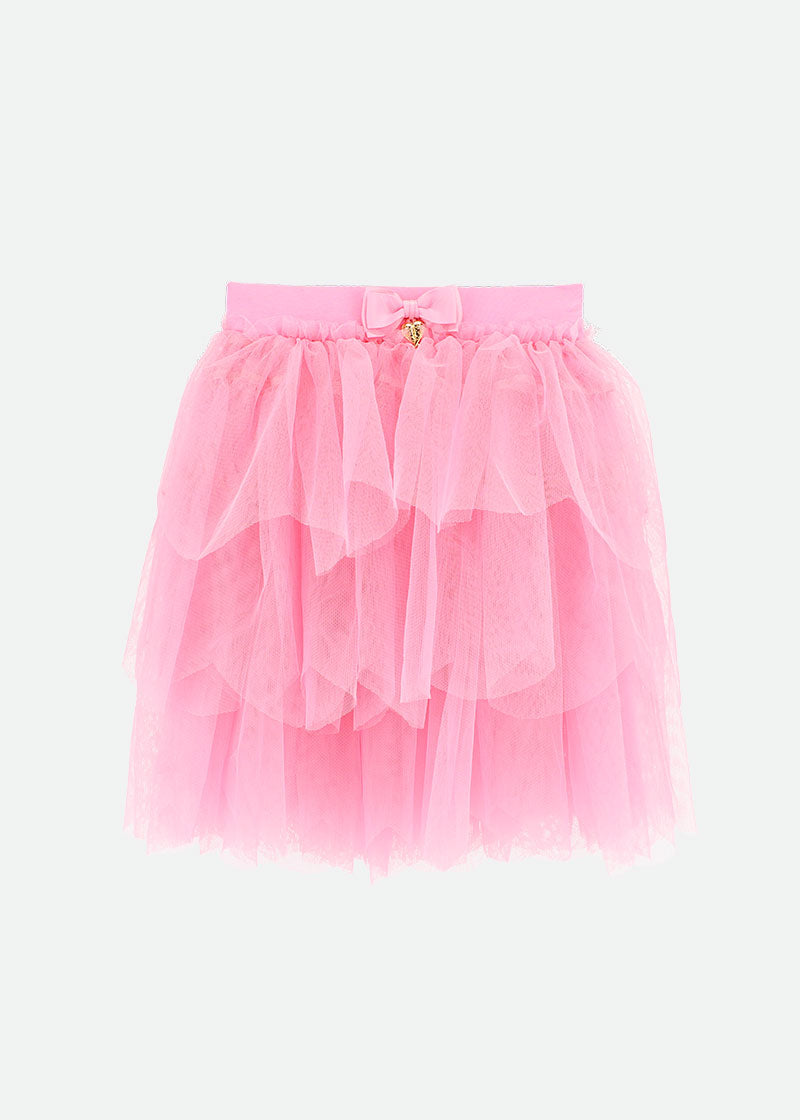 Petal Tiered Skirt Rose