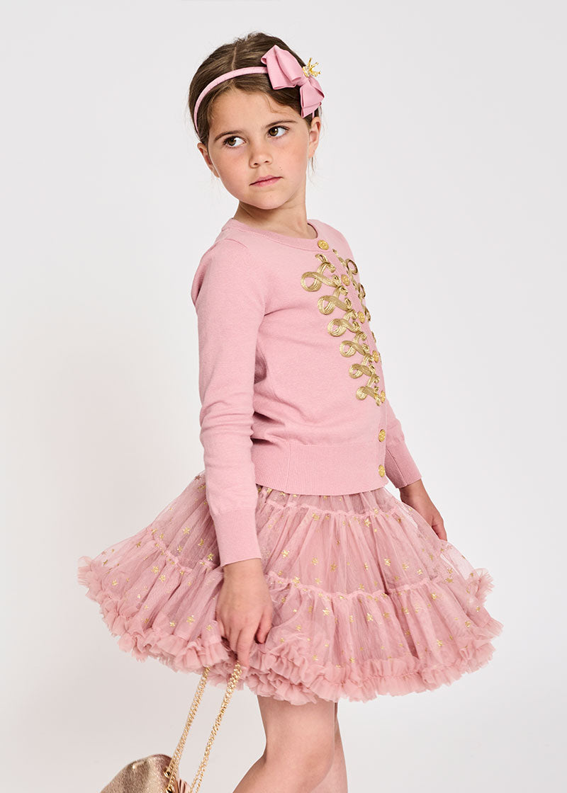 Star Pixie Tutu Skirt Tea Rose (Without Box)