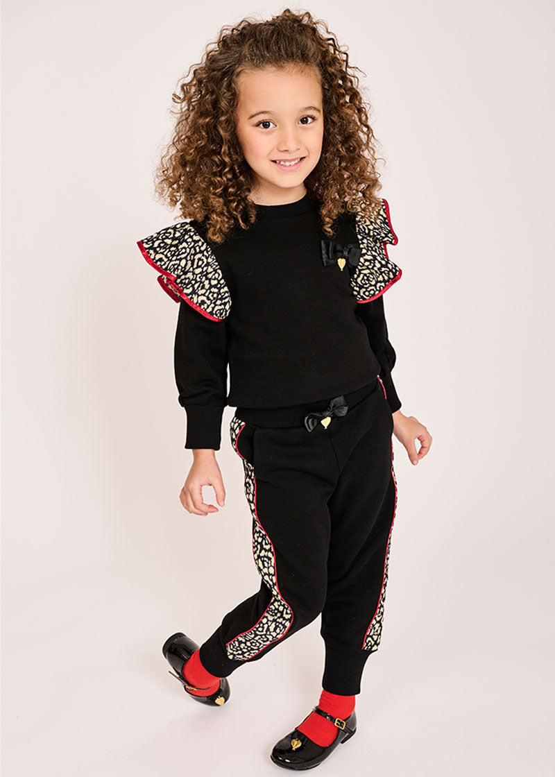 Posh Jogger Black With Gold