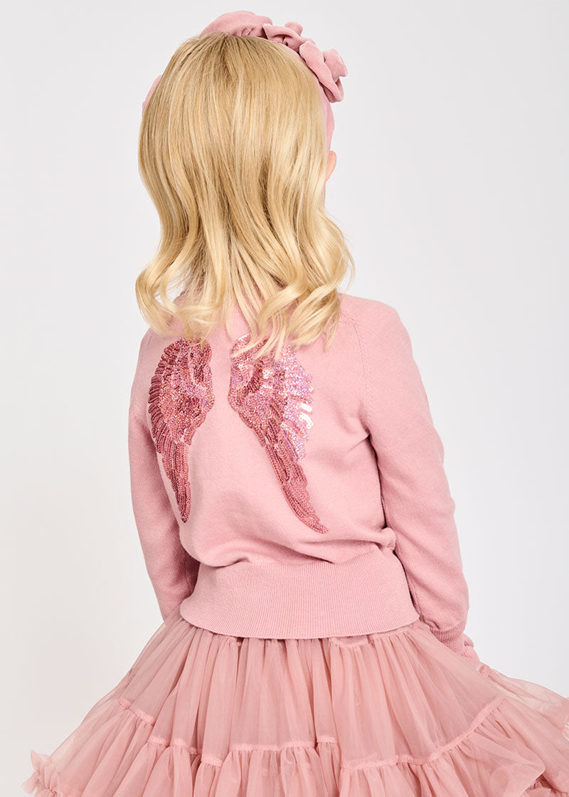 Rita Cardigan Tea Rose