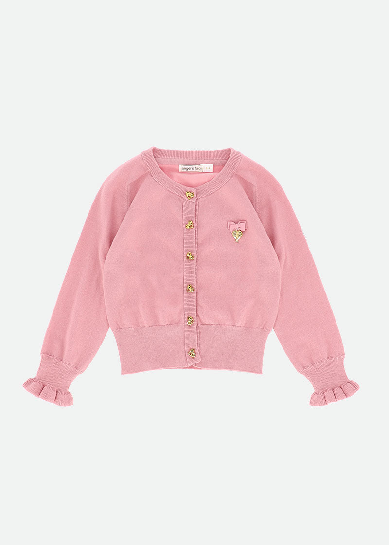 Rita Cardigan Tea Rose