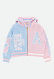 Rochester Hooded Cardigan Pink