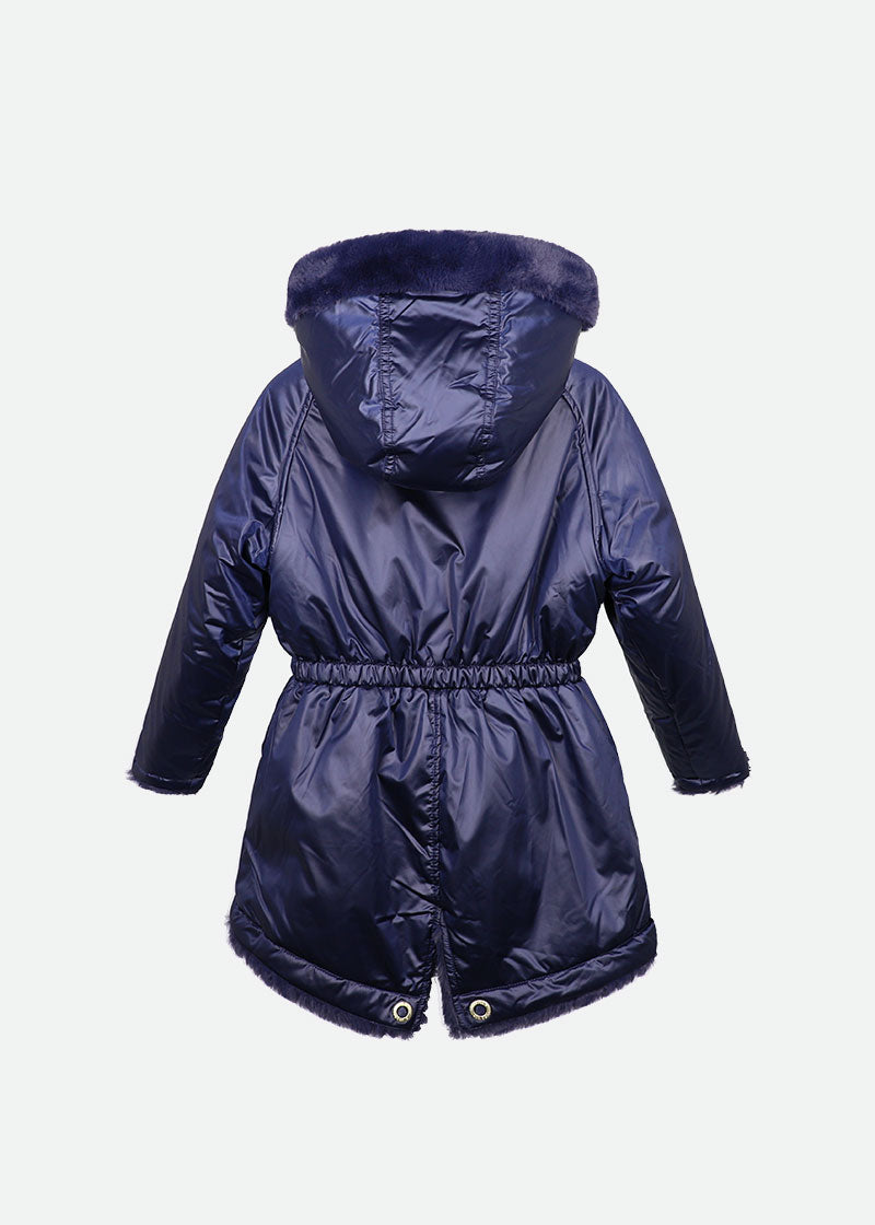 Roxanne Reversible Coat Navy