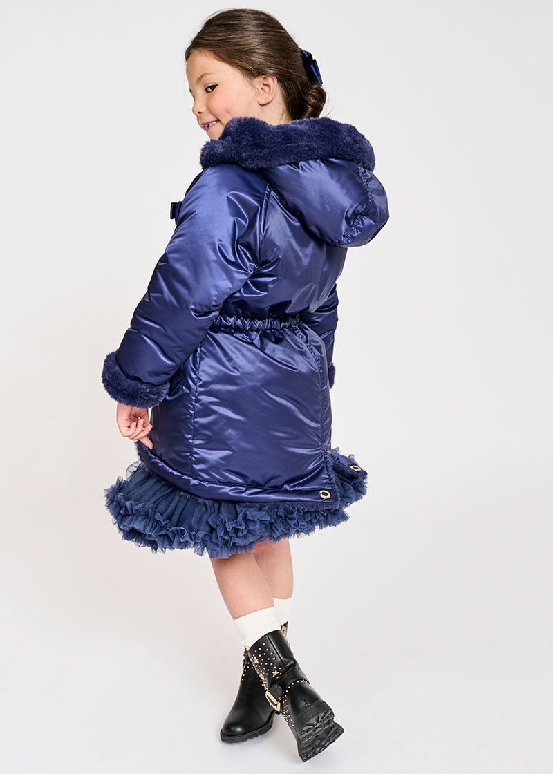 Roxanne Reversible Coat Navy