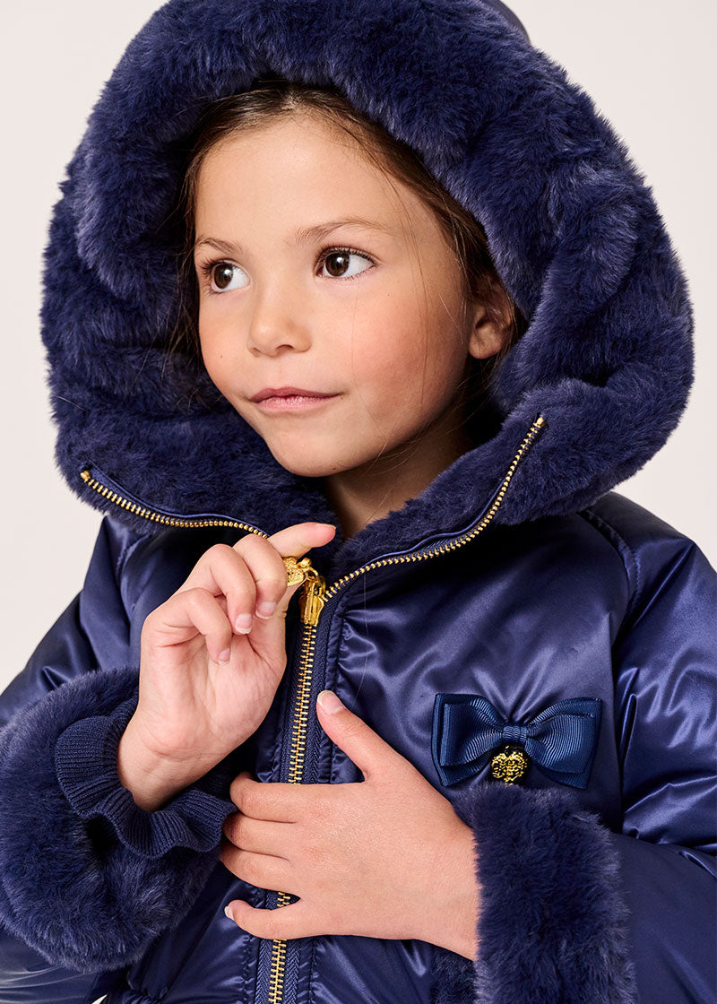 Roxanne Reversible Coat Navy