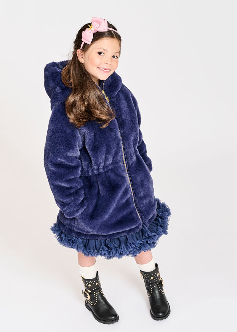 Roxanne Reversible Coat Navy