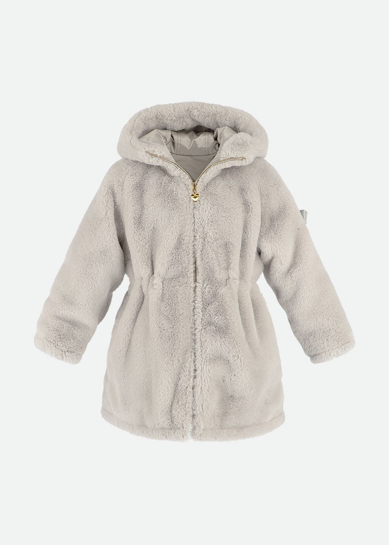 Roxanne Reversible Coat Silver