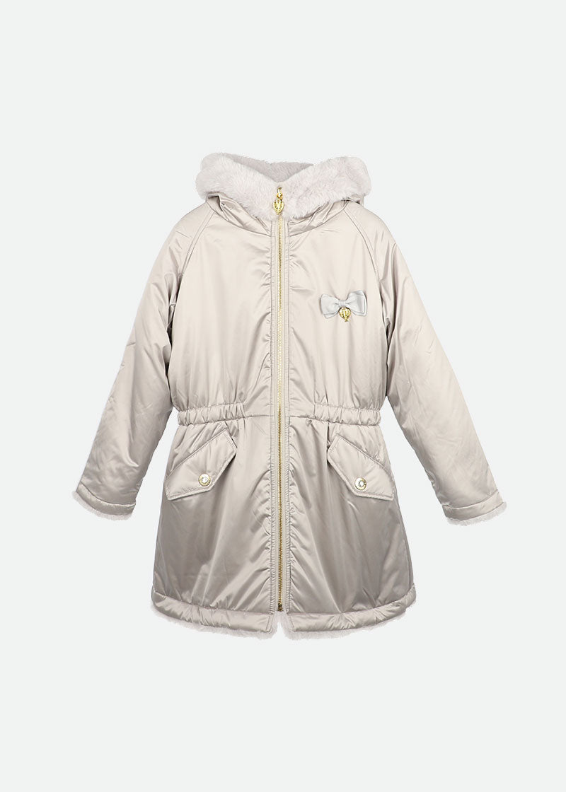 Roxanne Reversible Coat Silver