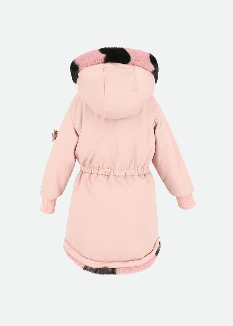Roxy Reversible Coat Tea Rose